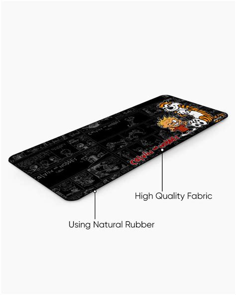 Calvin and Hobbes Panels Gaming Desk Mat – Myxtur