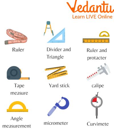 Measuring Length Instruments 的图像结果