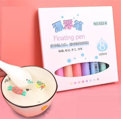 SQUICKLE 8pcs Magic Floating Pen Children's Color Pencil Water Drawing ...