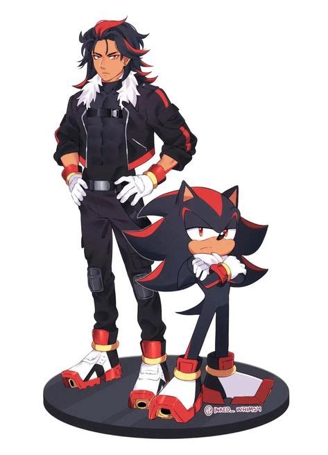 Shadow the Hedgehog Human Fanart