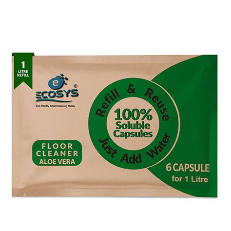 Ecosys Floor Cleaner Aloe Vera 1L Refill Pack – Ecosys Cleaners