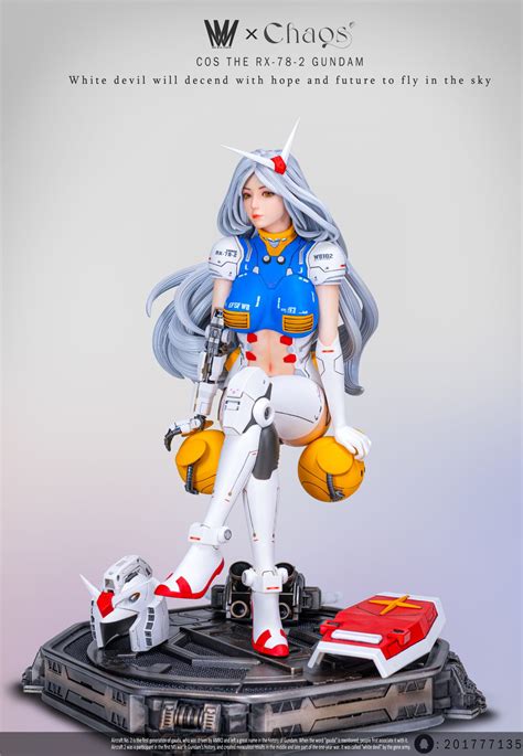 Max Milk x Chaos Studio 1/6 RX 78-2 Gundam Girl GK Resin Statue ...