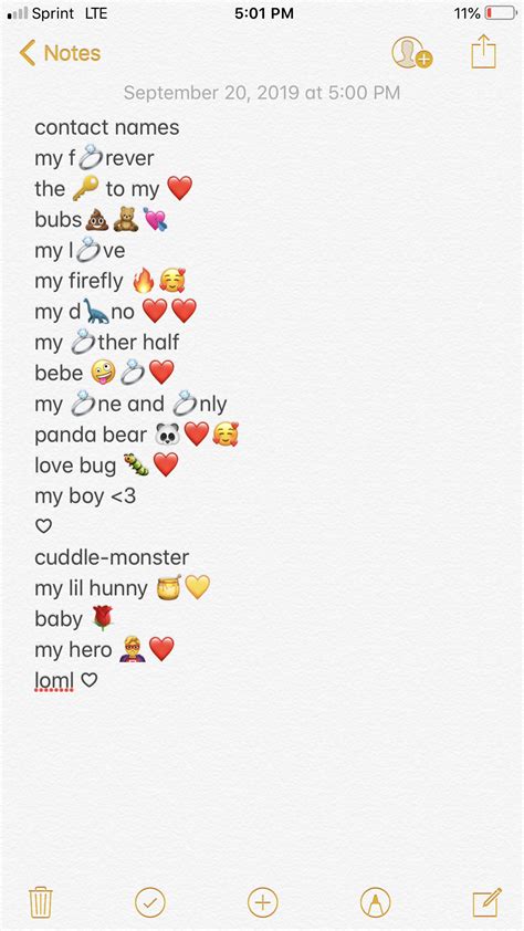 Nicknames For Crush
