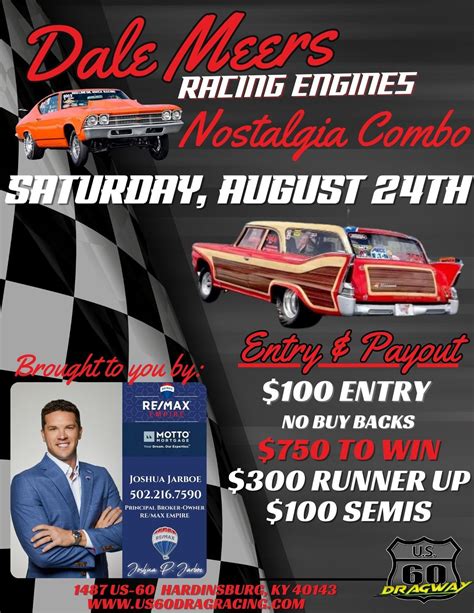 Dale Meers Racing Engines Nostalgia Combo At US 60 Dragway , 1487 US-60 ...