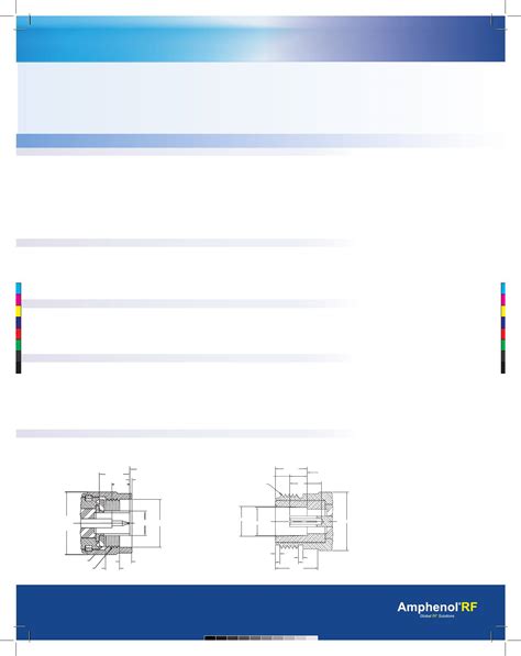 N Type Connector Brochure Datasheet by Amphenol RF | Digi-Key Electronics