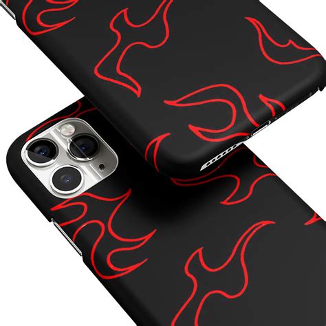 Lil Flames Red Phone Cover | Matte Case – Boujee