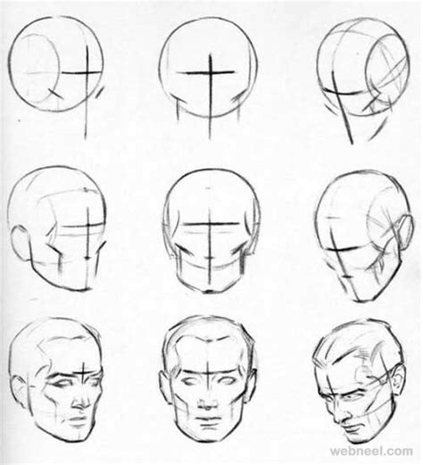 Image result for Human Face Drawing Tutorial