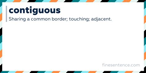 Image result for Contiguous Property Definition