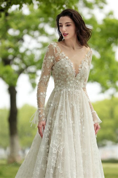 Flower lace wedding dress 60 photos - Vianawedding.com