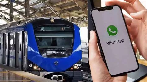 CMRL metro train WhatsApp Ticketing Now Available | வாட்ஸ்அப் மூலம் ...