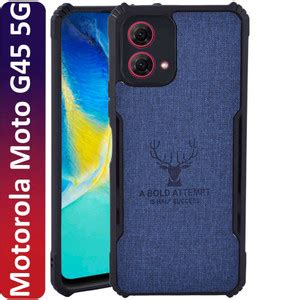 Spicesun Back Cover for Motorola Moto G45 5G / Vegan PU Leather ...