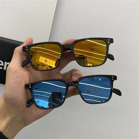New Small Box Trendy Retro Korean Sunglasses For Men And Women-Sunglas ...