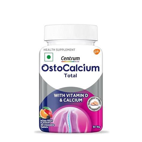 Centrum OstoCalcium Total Chewables (30s) | Vitamin D & Calcium (Veg ...