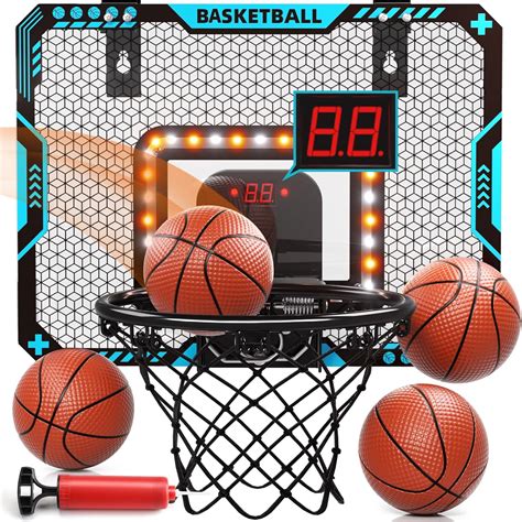 Amazon.com: Uregoio Indoor Mini Basketball Hoop for Boys Kids Aged 5 6 ...