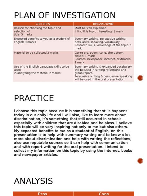 Image result for Reflection 2 English SBA Example