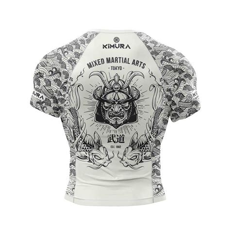 Rashguard Jiu Jitsu Luta No Gi Kimura Branco Dragao | Shopee Brasil