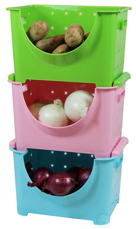 Image result for Stackable Plastic Storage Containers