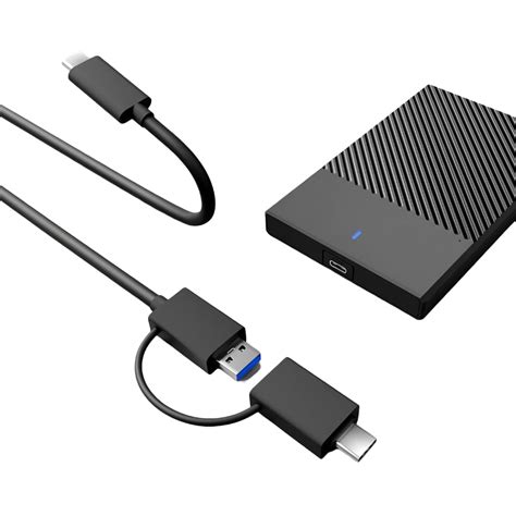 Hi-Speed Portable Hard Drive, Type-C and USB 3.0, 2-in-1 Mobile and PC ...