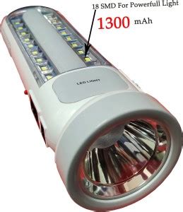 shoptric 1000 Meter Long Range laser LED Flashlight With 18 SMD LED As ...