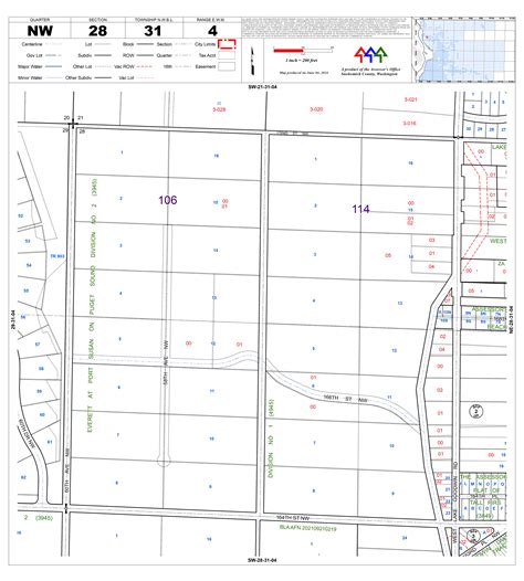 Snohomish County, WA Assessor Maps Selection