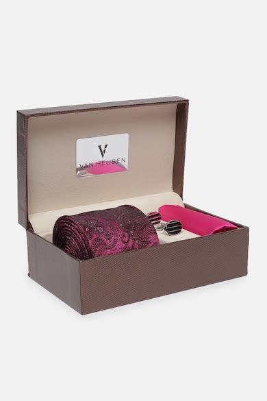 Buy Men Pink Party Tie Pocket Square And Cufflink Online - 40019307 ...
