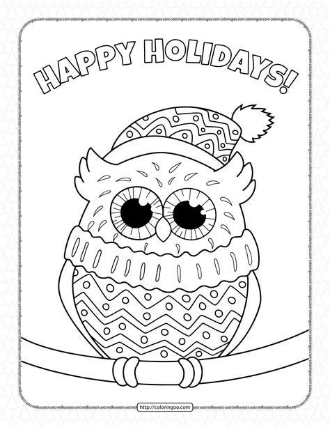Printable Christmas Coloring Book
