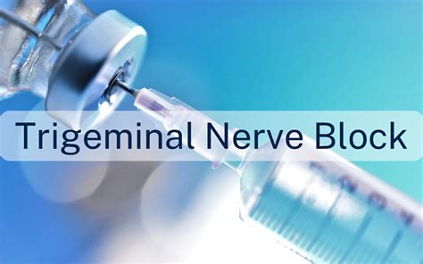 Trigeminal nerve block - Facial Pain Specialist - London