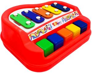 TOY KINGDOM 2 in1Baby Piano & Xylophone Educational musical toys for ...