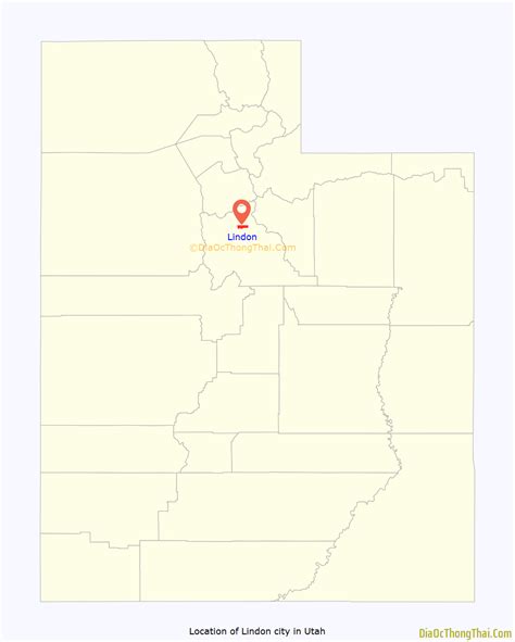 Map of Lindon city - Thong Thai Real