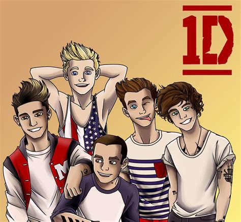 Image result for One Direction Cartoon Characters