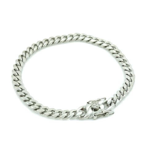 Bling Bling Ny Solid Silver Finish Stainless Steel 6mm Thick ...