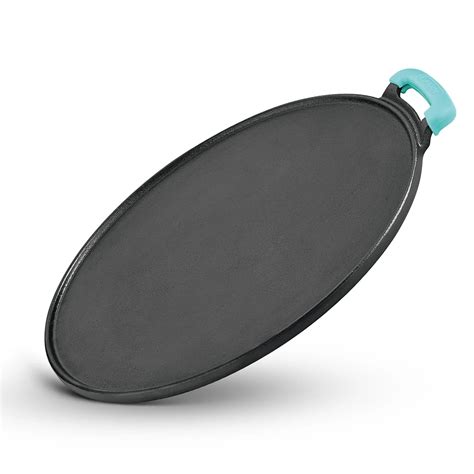 Buy BERGNER Eco Cast Iron 30cm Flat Multi Tawa with One Sided Handle ...