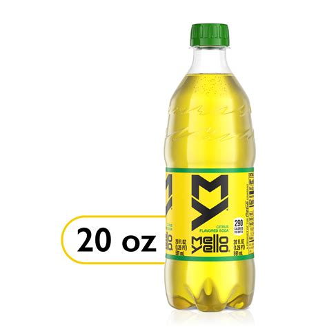 Mello Yello Citrus Soda Pop, 20 fl oz Bottle - Walmart.com