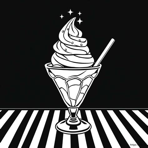 Comida Neón Para Colorear