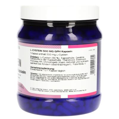 L-Cysteine 500 mg GPH Capsules [3796100]-Gall-Pharma GmbH-Online-Shop