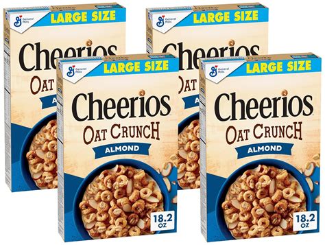 Cheerios Oat Crunch Almond Oat Breakfast Cereal, India | Ubuy