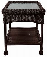 Image result for Resin Wicker Patio Side Table