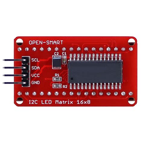 0.8 Inch 16x8 I2C LED Dot Matrix Display | Ubuy India