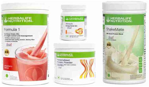 Herbalife Nutrition FORMULA-1 SHAKE STRAWBERRY-500GM+PP-200GM+AFRESH ...
