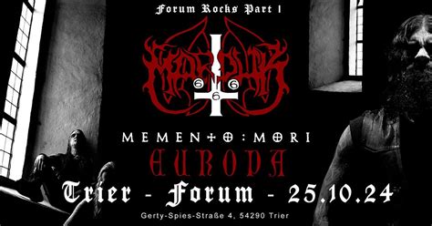 MARDUK & Guests VALKYRJA + IMPALEMENT + UNDEAD “MEMENTO MORI TOUR 2024 ...