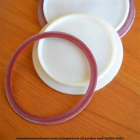 Comparison of Metal Lids and Tattler Lids (Reusable Lids)