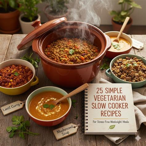 25 Easy Vegetarian Slow Cooker Recipes for Weeknights