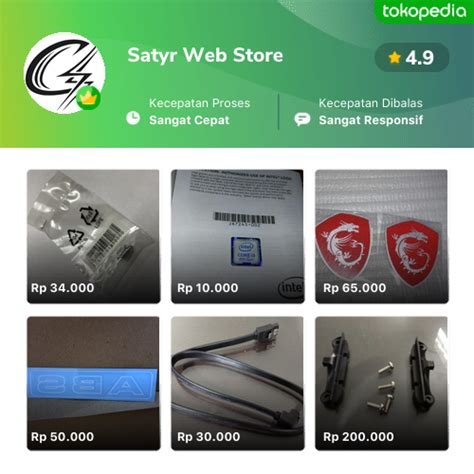 Toko Satyr Web Store Online - Produk Lengkap & Harga Terbaik | Tokopedia