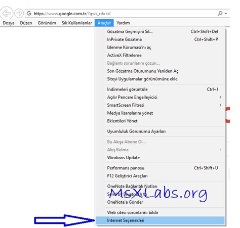 Google'ı nasıl açılış sayfası yapabilirim?