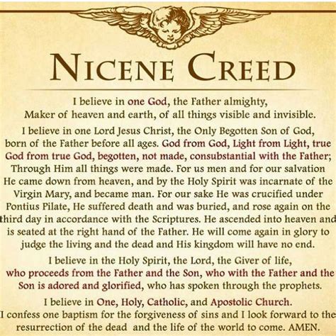 Printable Nicene Creed