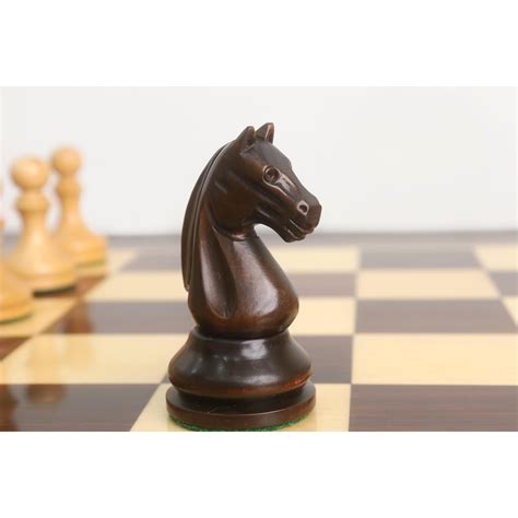 3.8" Candidates Series Minimalist Chess Set- Chess Pieces Only- Mahoga