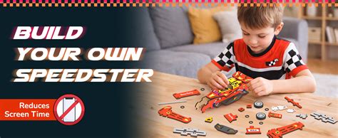 Smartivity DIY Speed CAR Toy F1 Racing Car with Launcher