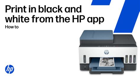 HP inkjet printers - Print in black and white | undefined