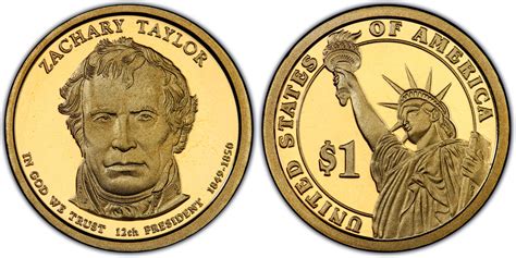 2009-S $1 Zachary Taylor, DCAM (Proof) Presidential Dollars - PCGS ...