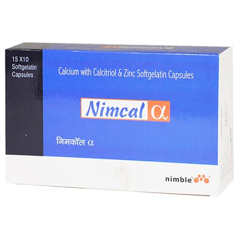 Nimcal-Alpha Tablets Nimble Pharmaceuticals